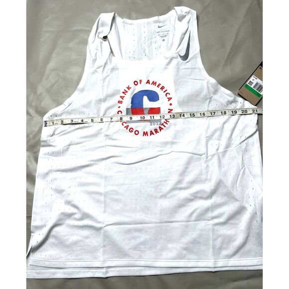 Nike Men XL Chicago Marathon 2023 AeroSwift Running Singlet Tank Top NEW - Picture 11 of 13